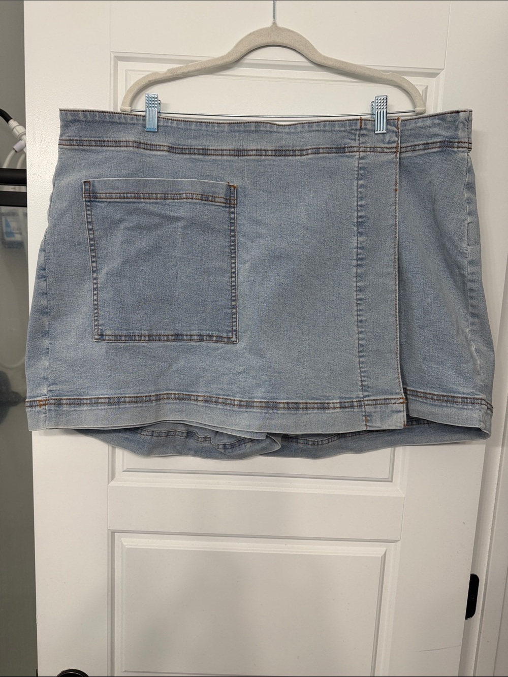 Ava & Viv Light Blue Denim Skort